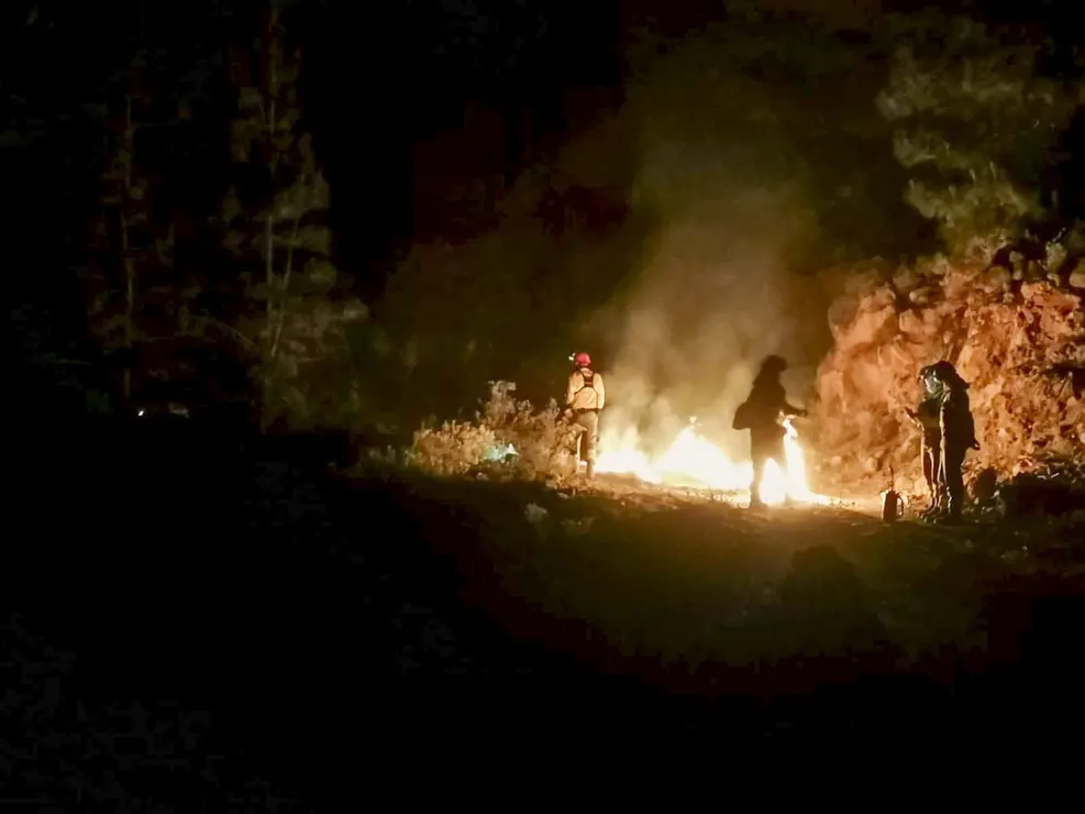Incendio norte tenerife