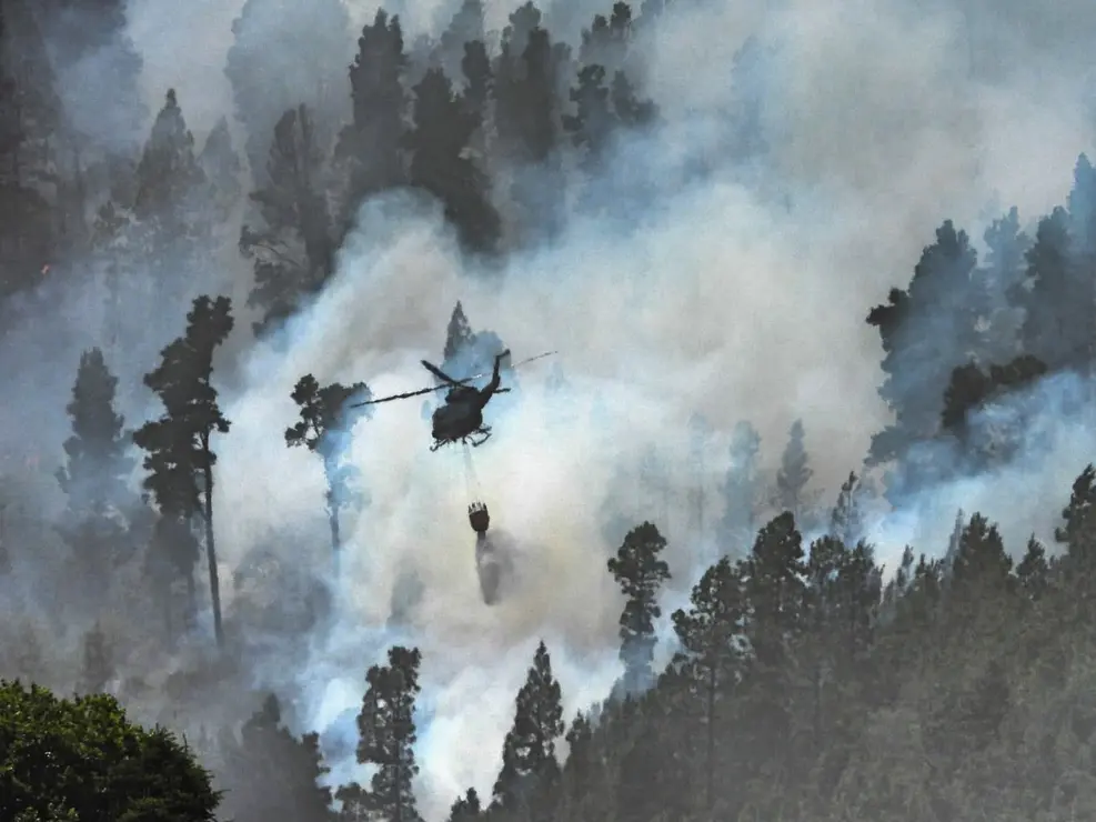 Incendio en el norte de Tenerife 02