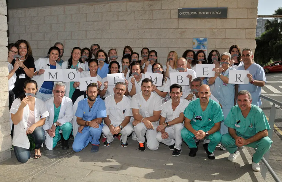 Personal del Hospital, con la iniciativa Movember