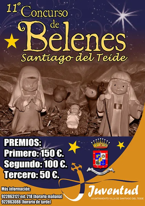Cartel del XI Concurso de Belenes de Santiago del Teide