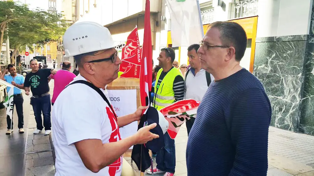 Protesta Tragsa en Tenerife, 26.01.16