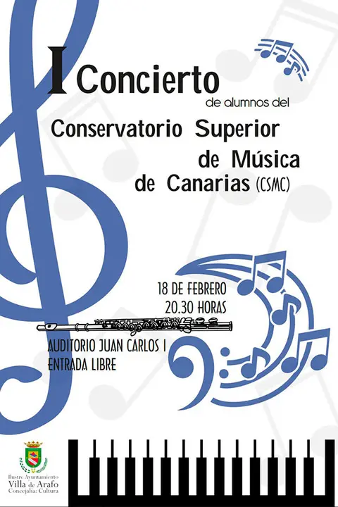 Cartel concierto febrero