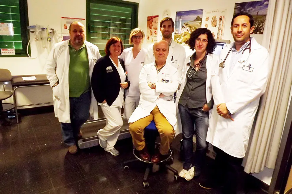 Equipo de cardiolog&iacute;a