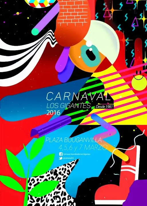 Cartel del carnaval de Los Gigantes 2016