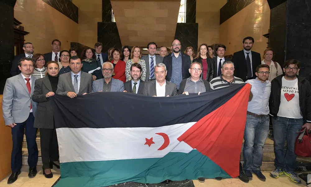 Foto de grupo Saharauis-28 de marzo 2016