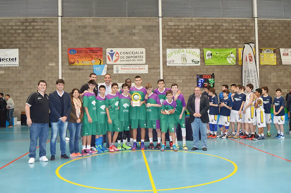 Unicaja de M&aacute;laga, ganador del Torneo Internacional Infantil de Baloncesto