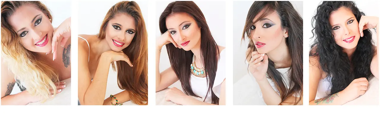 CANDIDATAS A REINA PLAYA DE LIMA ARAFO