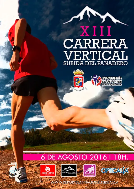 Cartel XIII Carrera Vertical Subida del Panadero