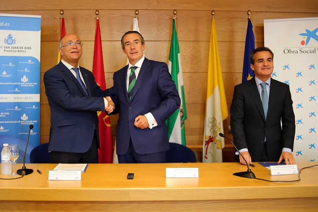 Firma Convenio San Juan de Dios-Obra Social 'la Caixa'