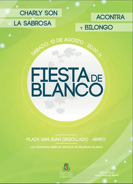 fiesta de blanco