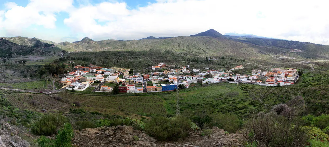 Imagen panor&aacute;mica casco de Santiago del Teide