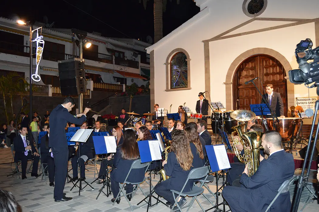 Foto de la Banda Municipal en concierto
