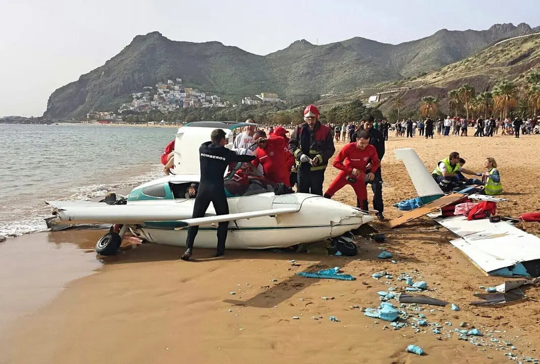 ACCIDENTE AVIONETA LAS TERESITAS