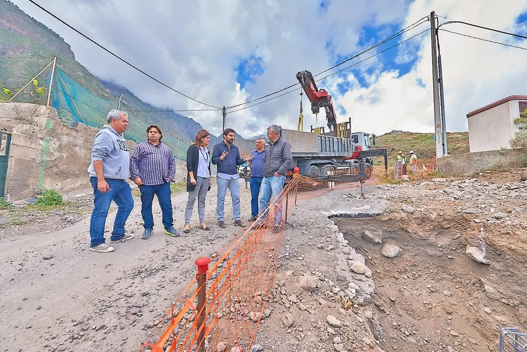Visita obras Bco La Ladera de Guimar