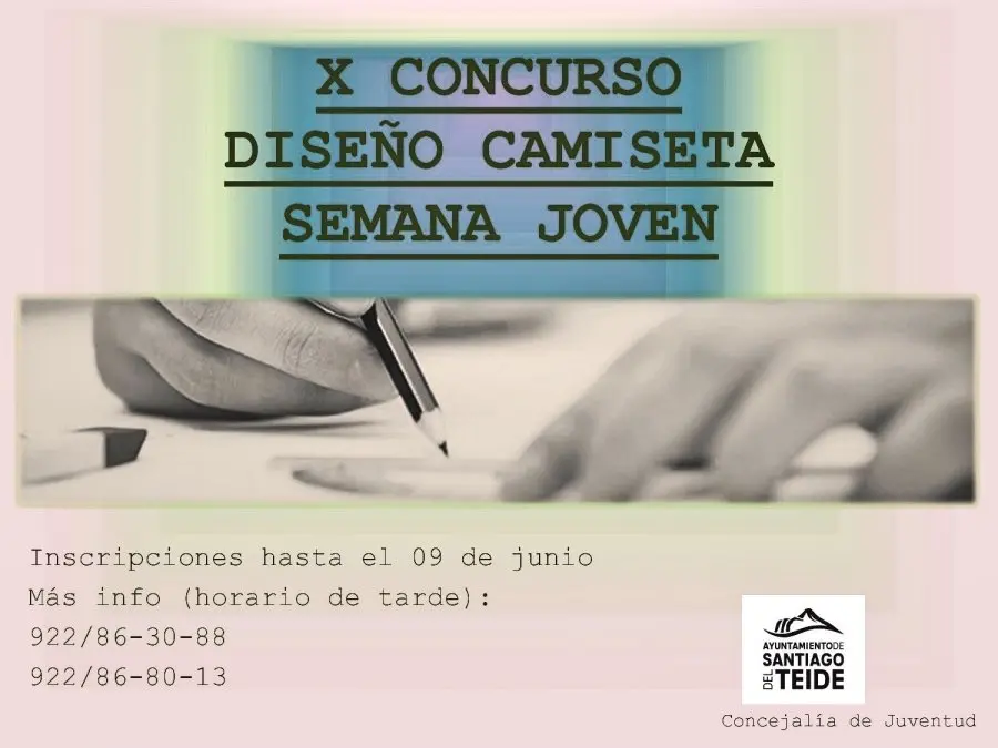 Cartel X Concurso Dise&ntilde;o Camiseta Semana Joven_Fotor