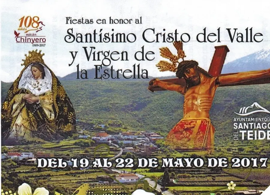 Cartel fiestas en El Valle de Arriba_Fotor