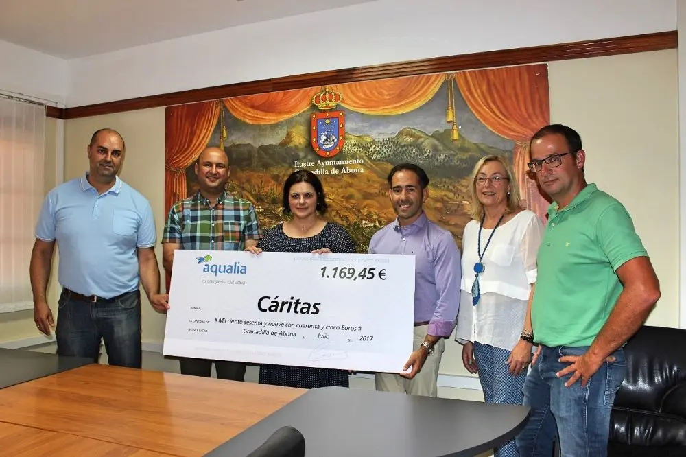 Entrega Aqualia a C&aacute;ritas_Fotor