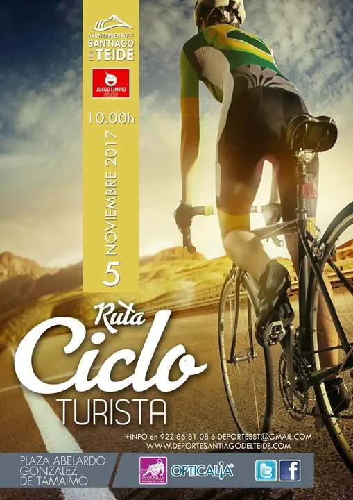 Cartel de la V edici&oacute;n de la Marcha Cicloturista