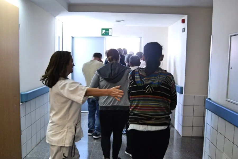 Simularcro conato incendio &Aacute;rea Externa Salud Mental_Fotor