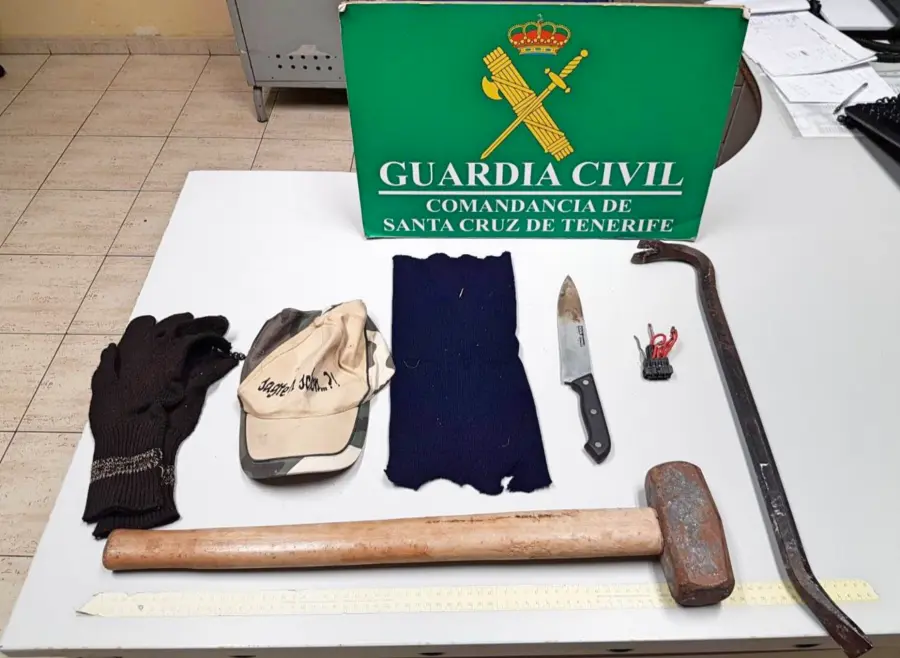GUARDIA CIVIL OBJETOS INCAUTADOS