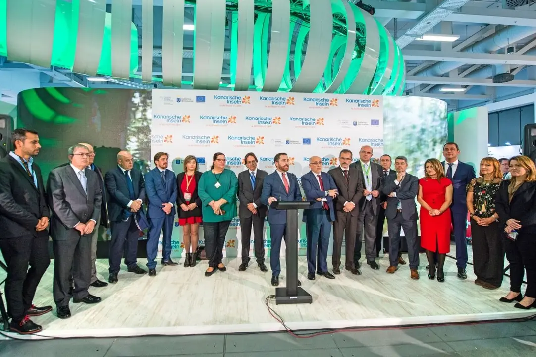 Inauguraci&oacute;n del Pabell&oacute;n de Canarias, esta ma&ntilde;ana, en la Feria Internacional de Turismo de Berl&iacute;n ITB 2018. BERLIN, 7 de febrero de 2018