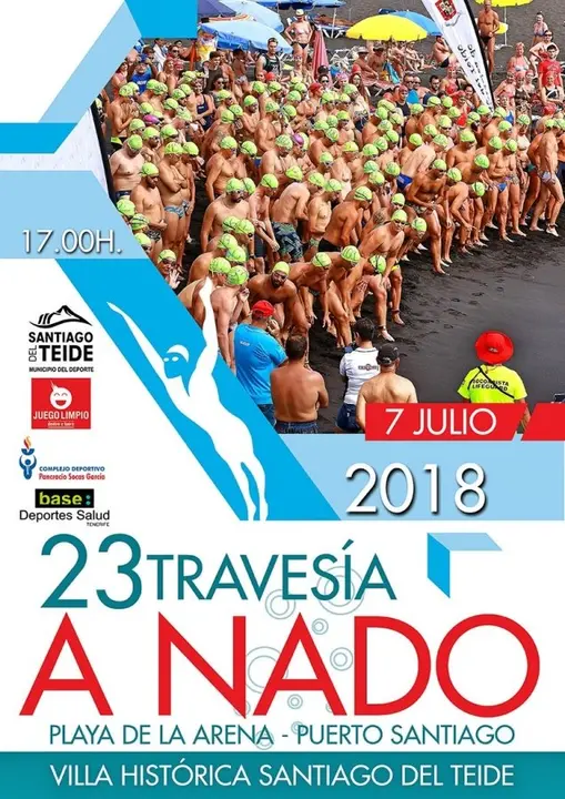 Cartel Traves&iacute;a a Nado Santiago del Teide 2018_Fotor