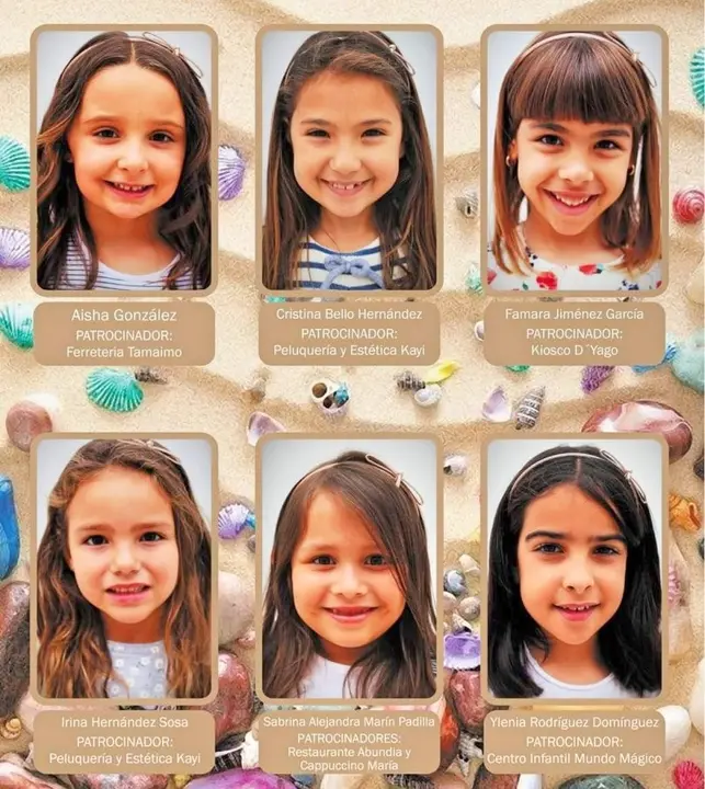 Candidatas a Reina Infantil fiestas de Puerto de Santiago_Fotor