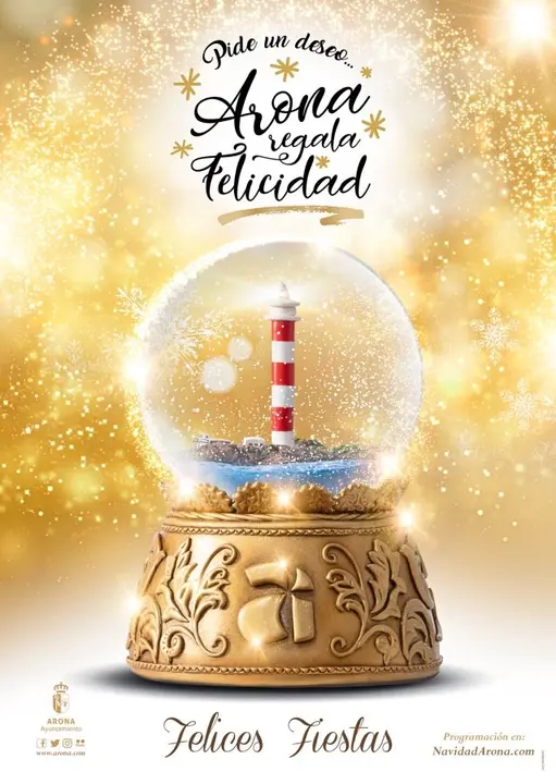 Cartel Navidad Arona 2018 Felices Fiestas REDUCIDO_Fotor