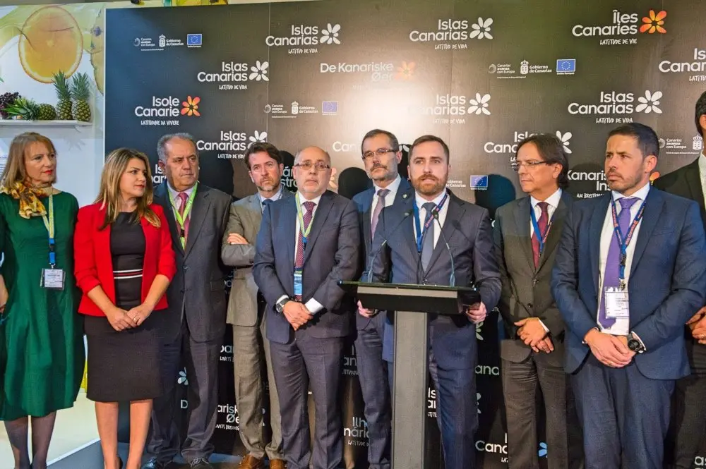 Inauguraci&oacute;n del Pabell&oacute;n de Canarias en la ITB 2019 (Feria Internacional de Turismo de Berlin). Berlin 6 de marzo de 2019