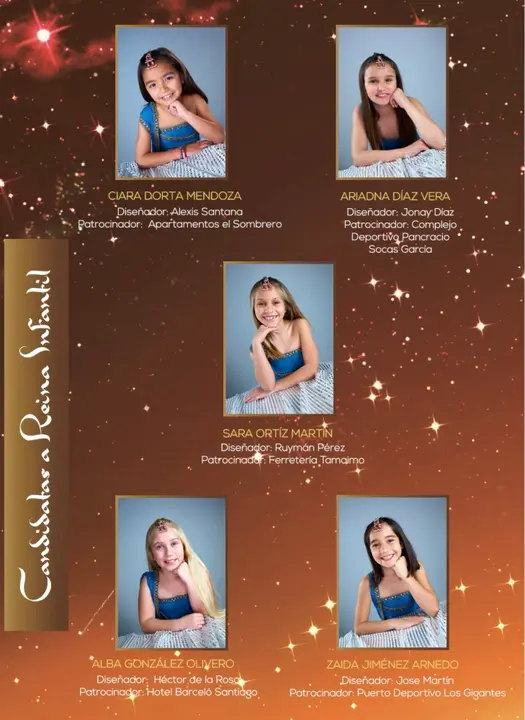 Candidatas infaltil carnaval los gigantes _Fotor