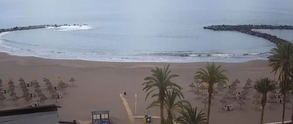 Playa de Troya, Playa de Las Americas, Tenerife Sur, Arona Adeje Semana Santa estado alarma, coronavirus abril 2020