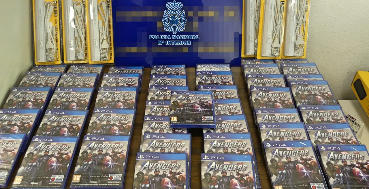 Videojuegos robados Polic&iacute;a 710-II_Fotor