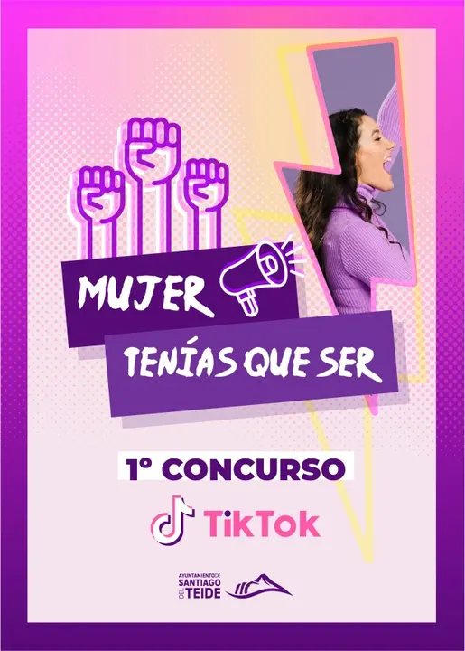 Cartel del concurso Tik Tok_Fotor