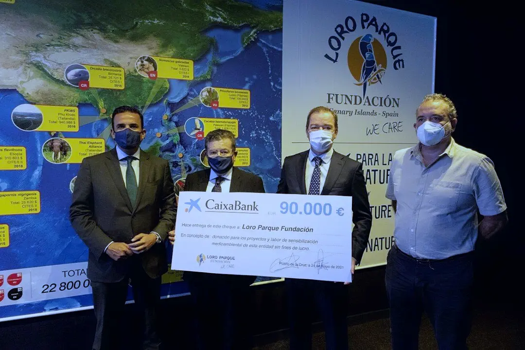 La Fundaci&oacute;n &ldquo;la Caixa&rdquo;, CaixaBank y Loro Parque Fundaci&oacute;n colaborar&aacute;n para impulsar la educaci&oacute;n ambiental_Fotor