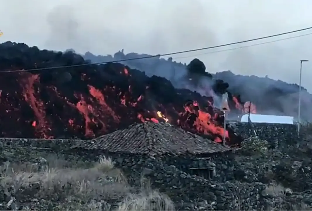 Coladas Volc&aacute;n La Palma las 15