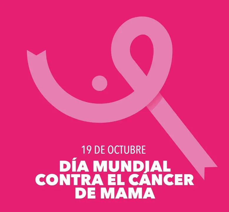 D&Iacute;a Mundisl Canc&eacute;r de Mama lazo rosa