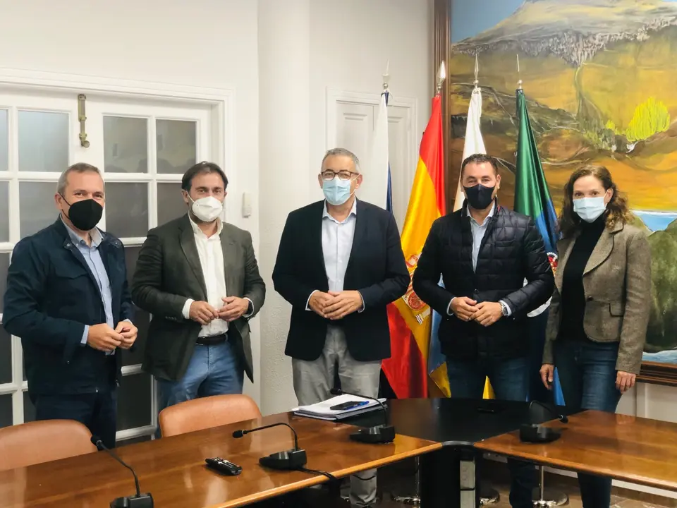Visita consejeros Partido Popular al Ayuntamiento de Arico(1)