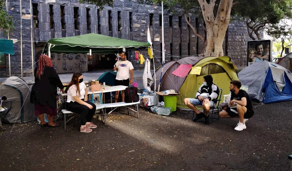Acampada reinvindicativa Presidencia