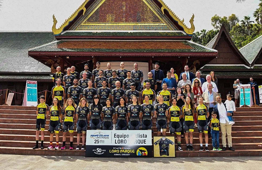 Loro Parque ciclismo foto equipo loro