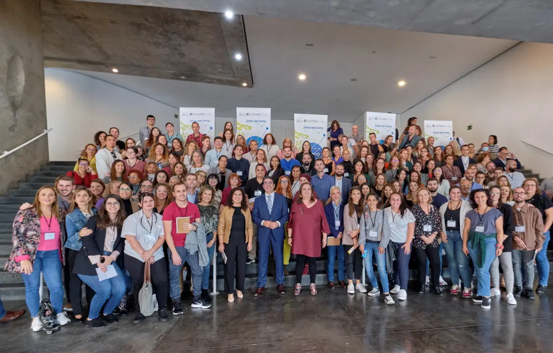 Recinto Ferial Apertura jornada de clausura Barrios por el Empleo. Asiste Carmen Luz Baso y Pedro Mart&iacute;n