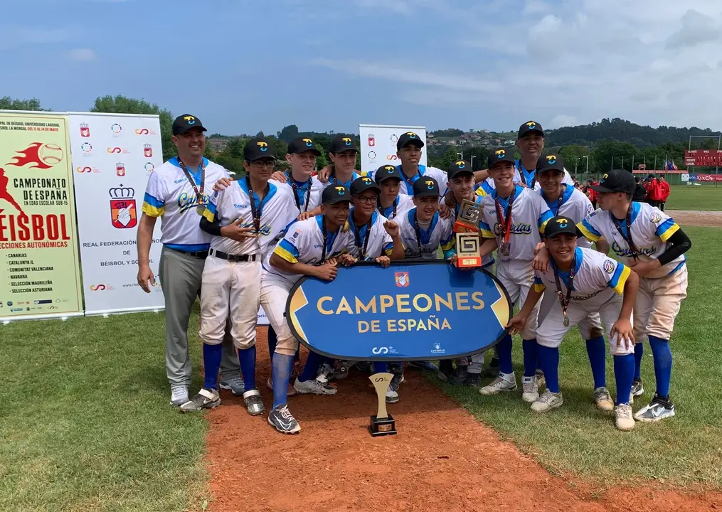 Canarias Campeona Nacional B&eacute;isbol under 15 953(1)