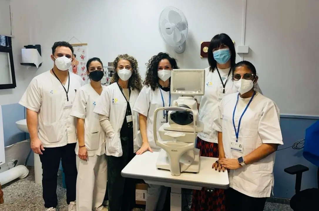 Retin&oacute;grafo en el CS de Adeje(1)