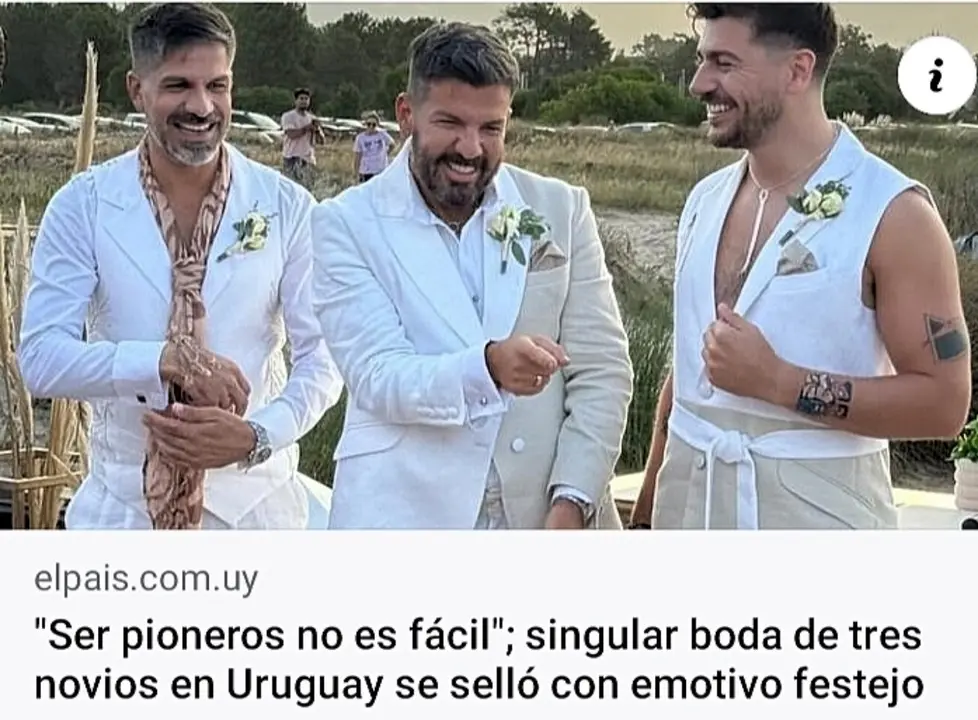 Trio matrimonial gay