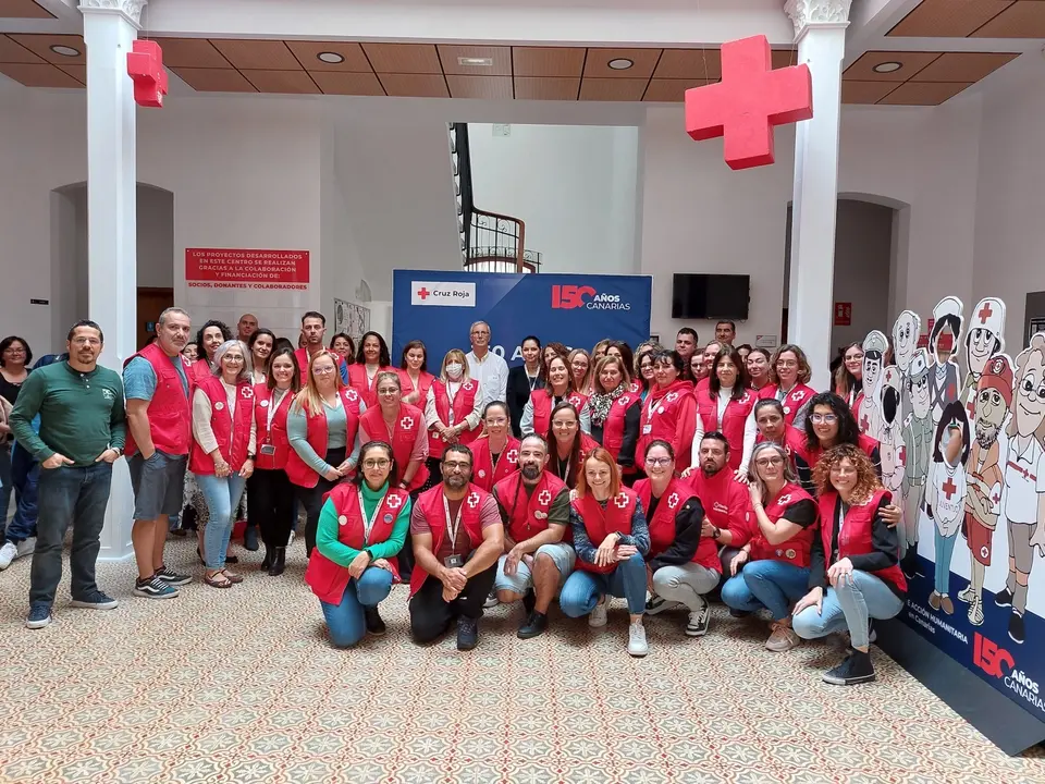 Cruz Roja Lectura Manifiesto en Tenerife