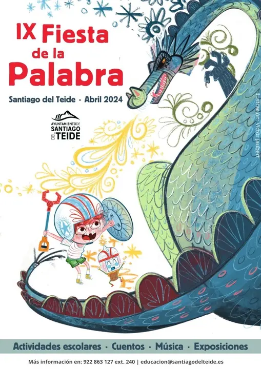 Cartel IX edici&oacute;n Fiesta de la Palabra Santiago del Teide