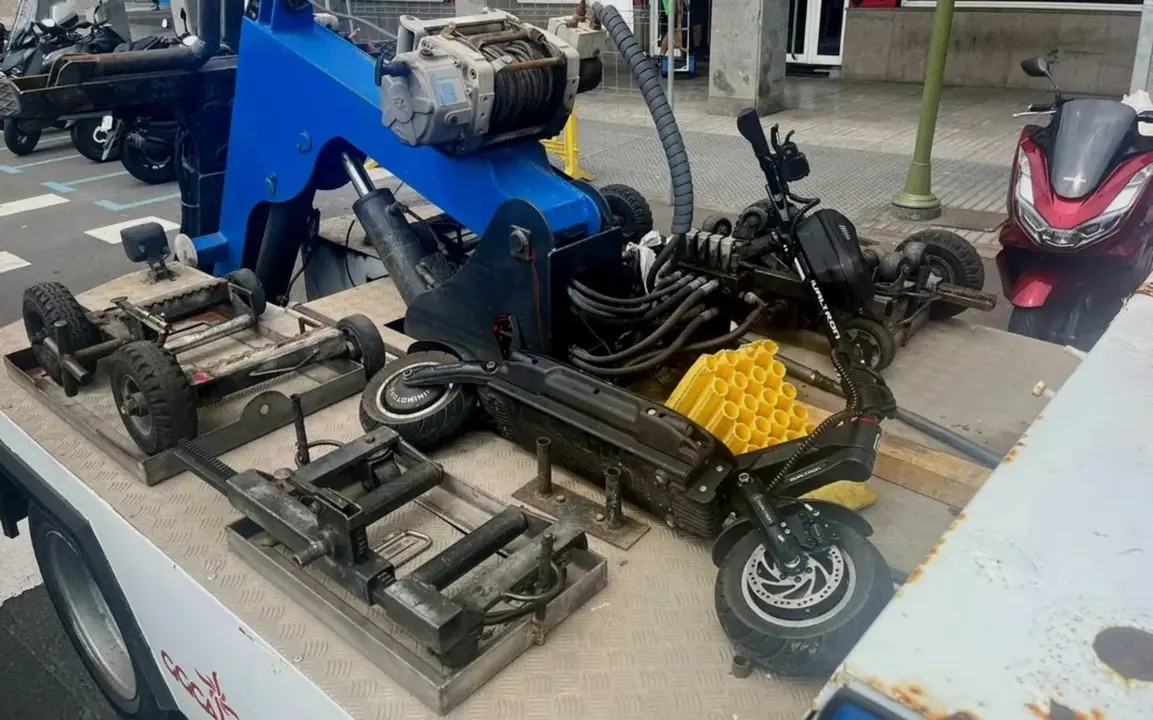 Patineta a 100