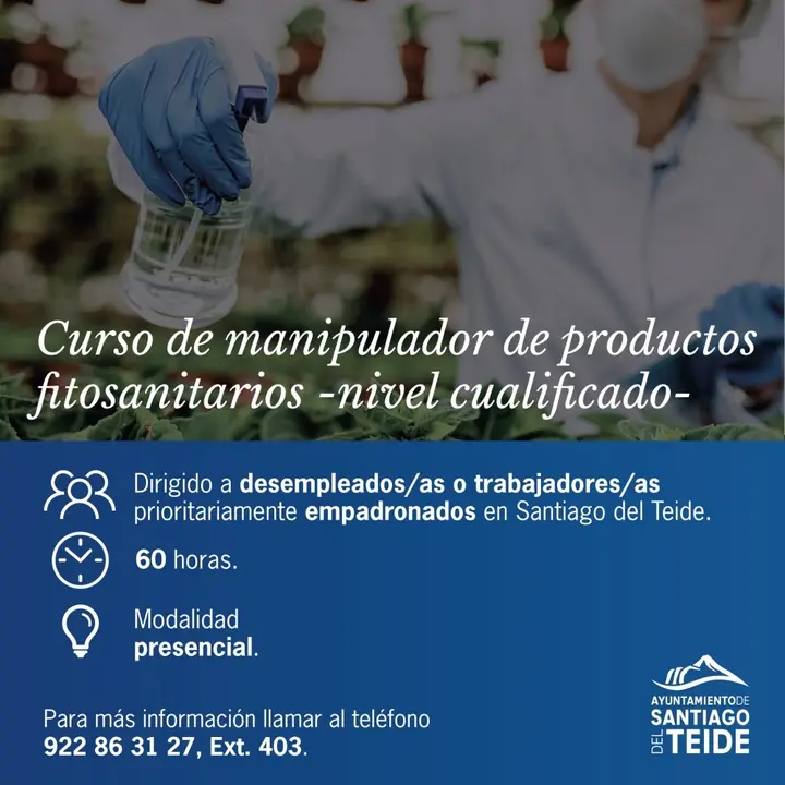 Cartel del curso de manipulador fitosanitario nivel cualificado(1)