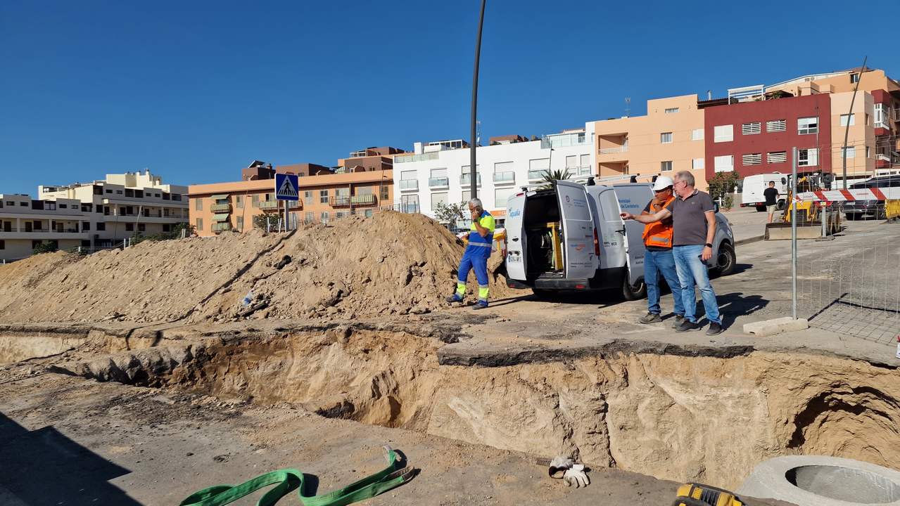 Obras calle Batayola Candelaria