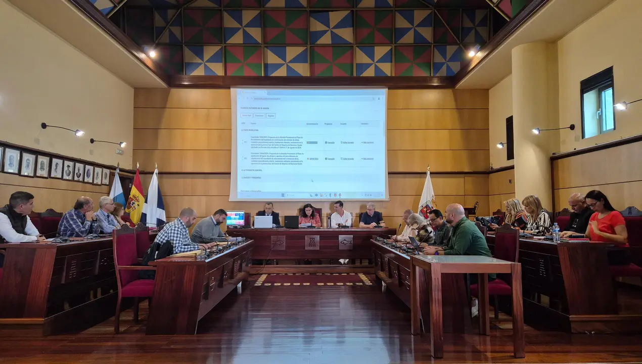 Pleno extraordinario de hoy con motivo del centro de mayores de Barranco Hondo