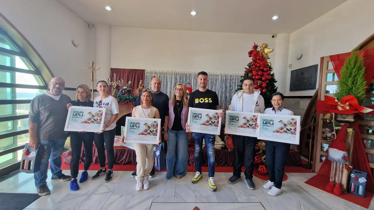 Los ganadores de los dos concursos navide&ntilde;os